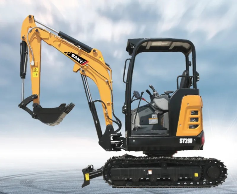 Máy đào mini SY16U MINI phân tích toàn diện: trọng lượng máy 1195kg, dung tích 0,025m3, công suất 8,8 / 2200kW / rpm