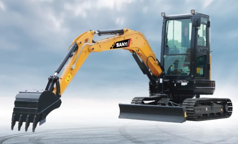 Phân tích thông số của máy đào siêu nhỏ Trinity SY35U: Trọng lượng máy 3835kg / 3710kg, dung tích 0.12m3, công suất 20.2kW